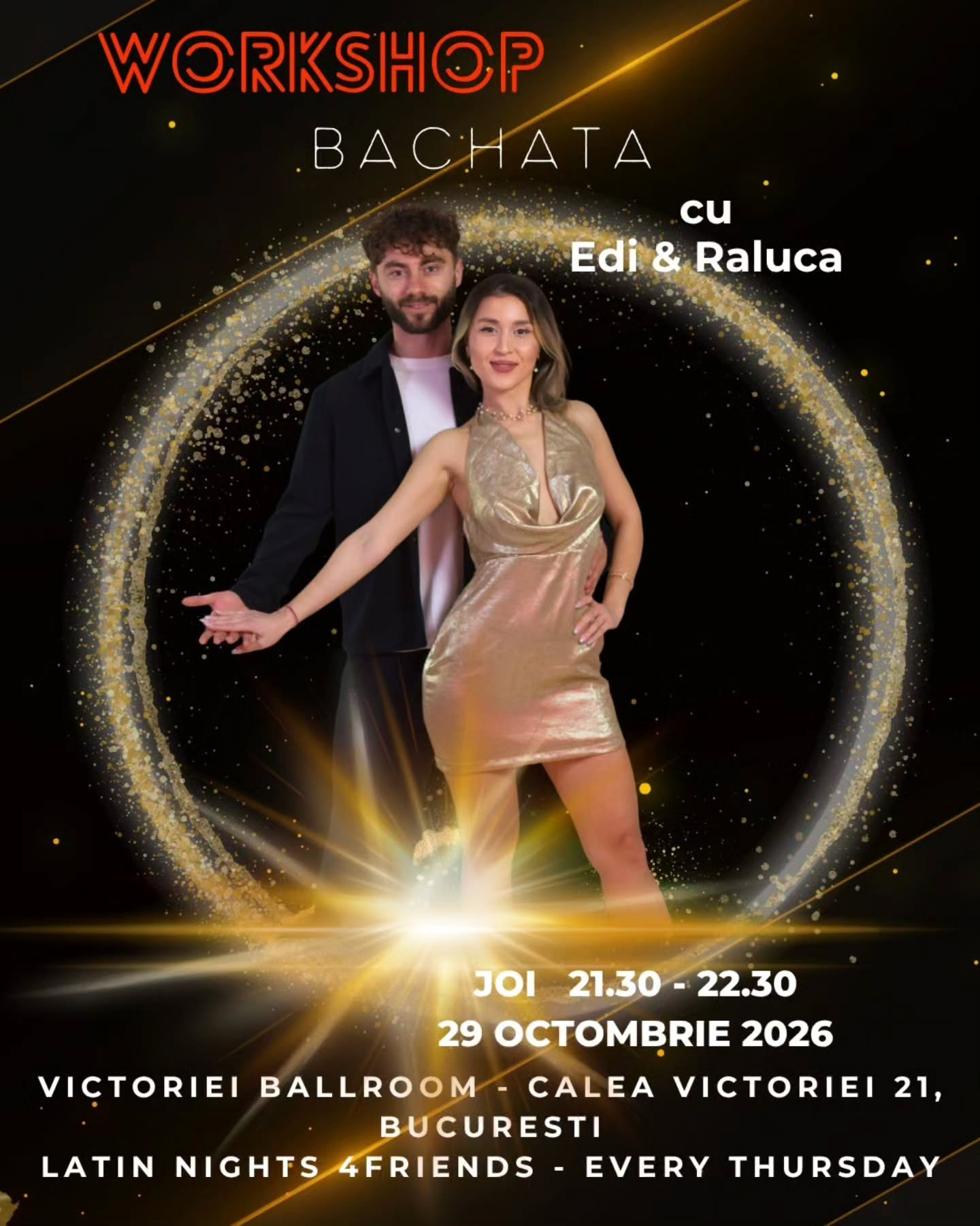 LATIN NIGHTS 4FRIENDS – BACHATA WORKSHOP & PARTY